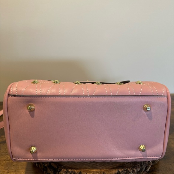 Massimo Contti Pink Satchel with Gold Medusa Detail - Picture 12 of 12